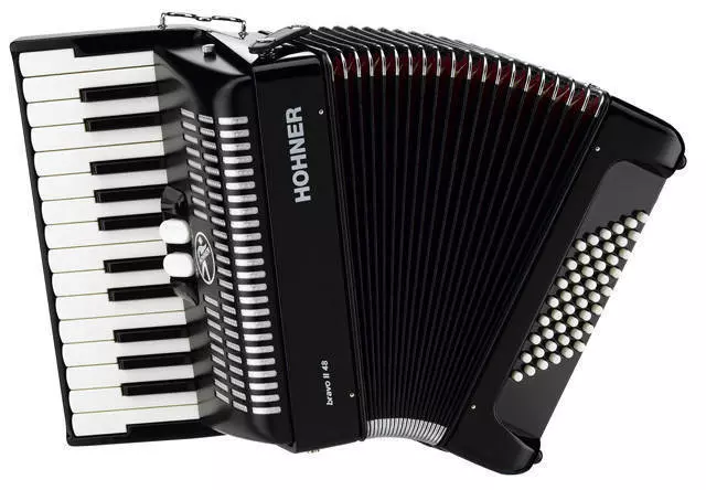 Piano Accordion - Black